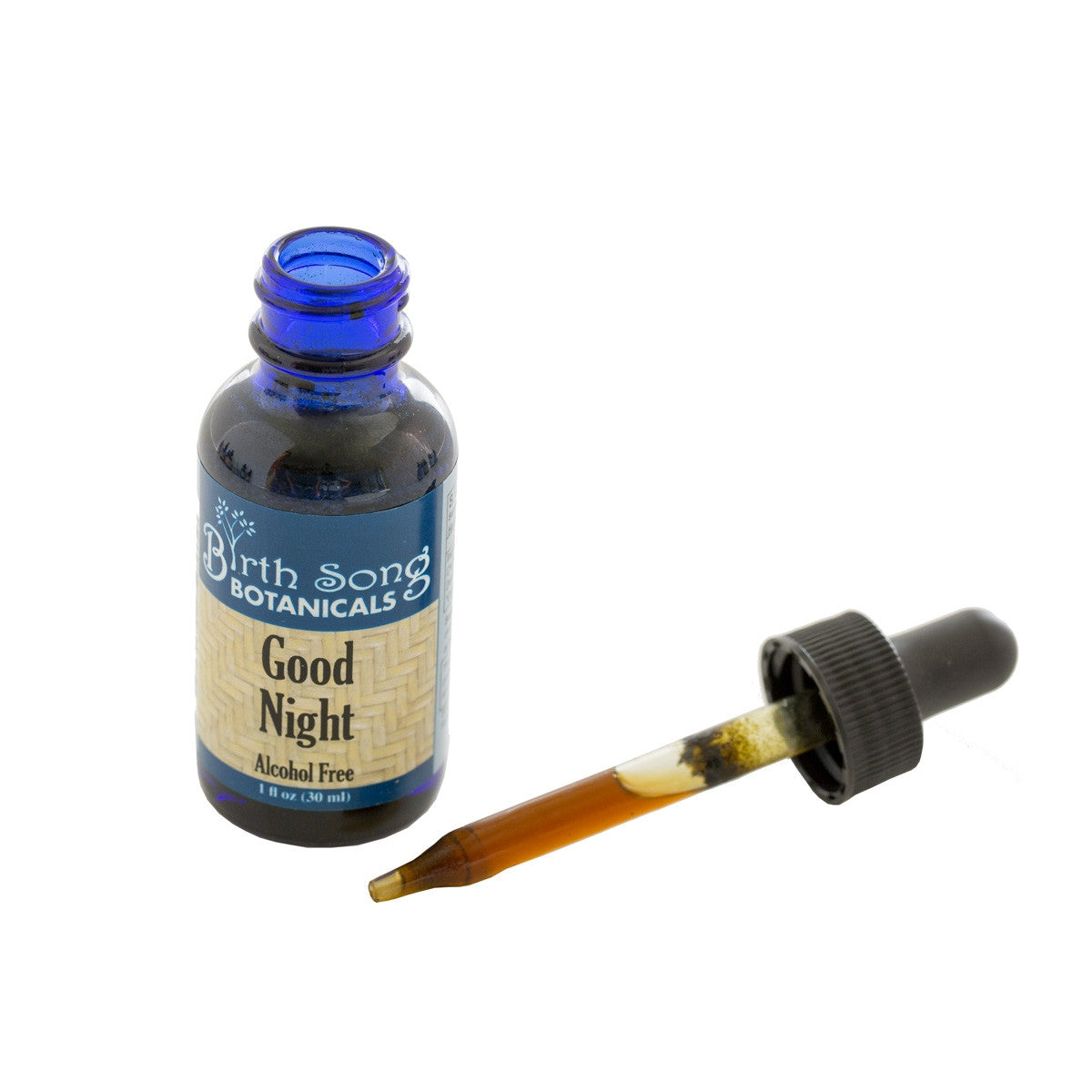 Good Night Herbal Sleep Tincture with Valerian and Passionflower, Natural Sleep and Relaxation Support Supplement 1 oz.