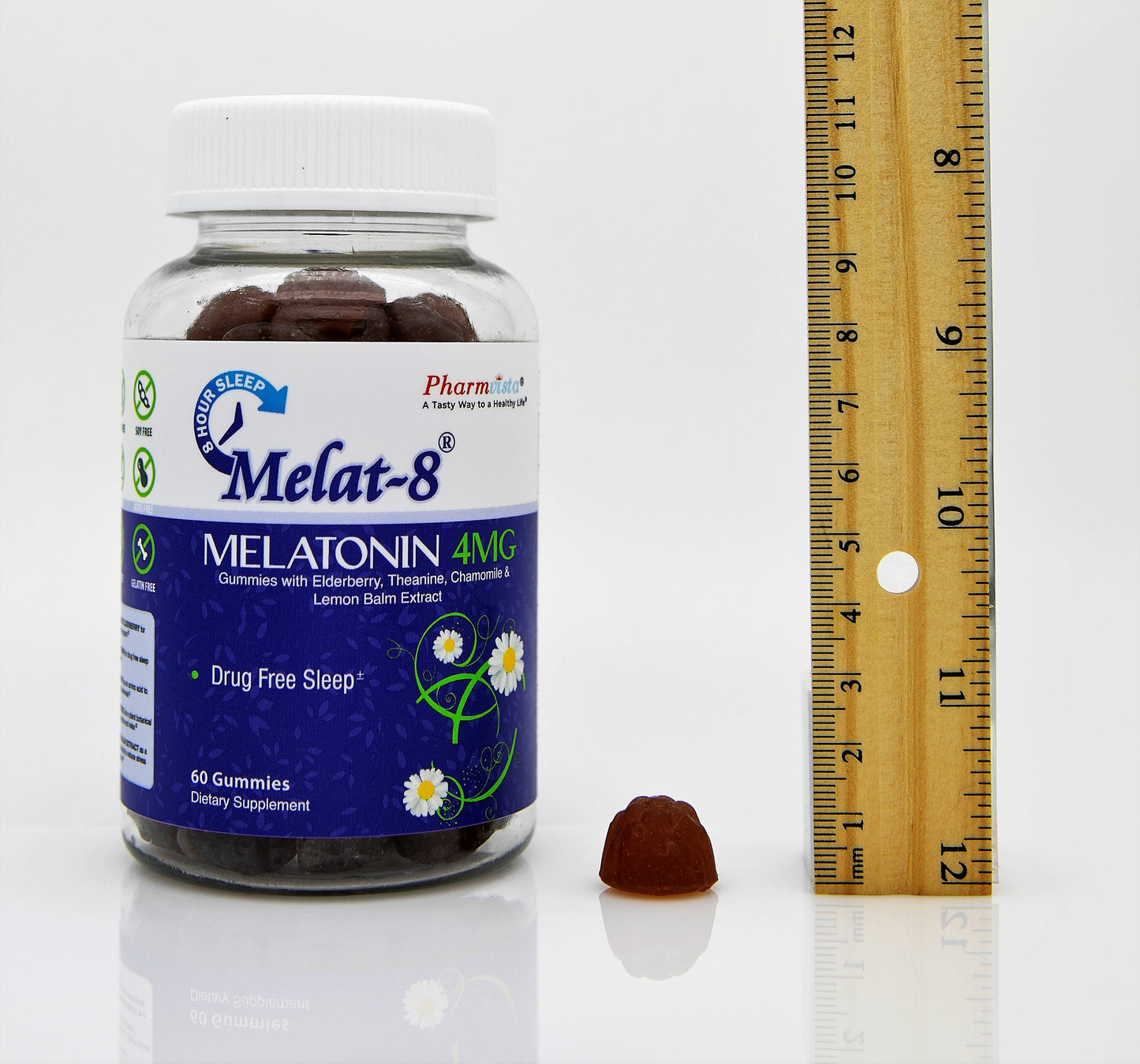 Sleep Plus Gummies - Melatonin 4mg, Elderberry, Theanine, Chamomile and Lemon Balm for Sleep Support - 60 Count