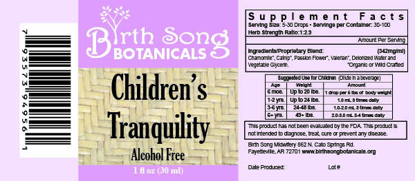 Children's Tranquility, Children's Sleep Aid* Relaxing Herbal Tincture with Chamomile for Sleep Support* 1 oz