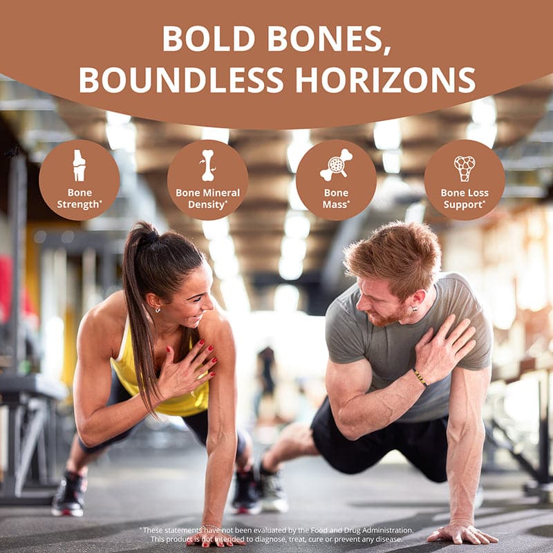 Bone Xtra - Plant-based Formula to Support Healthy Bones For Adults, 120 Vegan Capsules