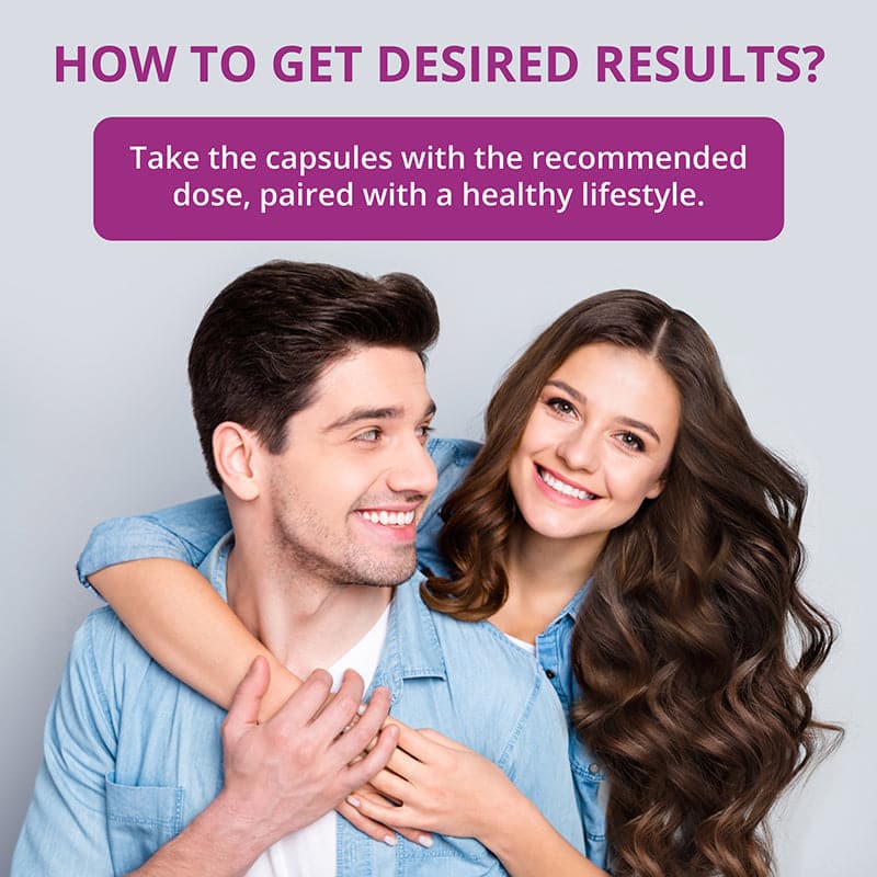 Hair Xtra, Premium Hair Growth Support for Men & Women, 60 Vegan Capsules