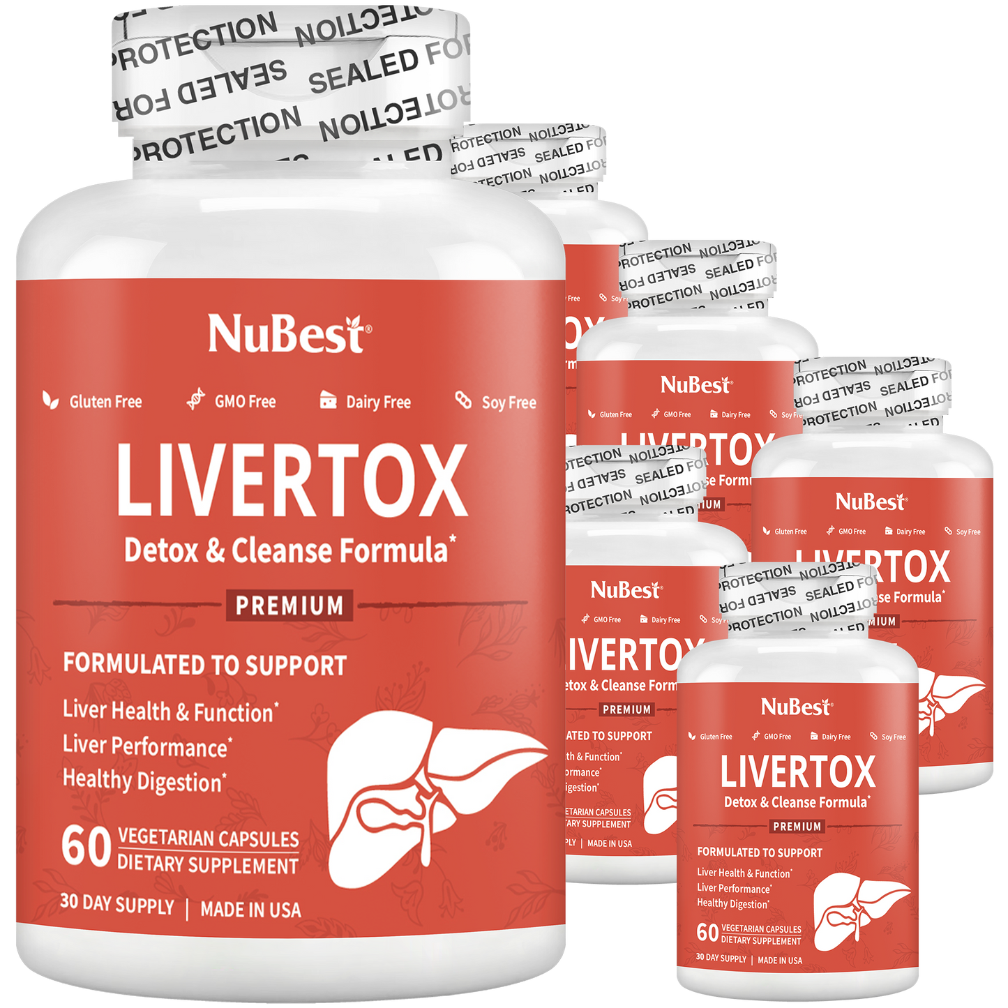 LiverTox, Advanced Formula for Liver Detox, Cleanse & Digestion, 60 Vegan Capsules