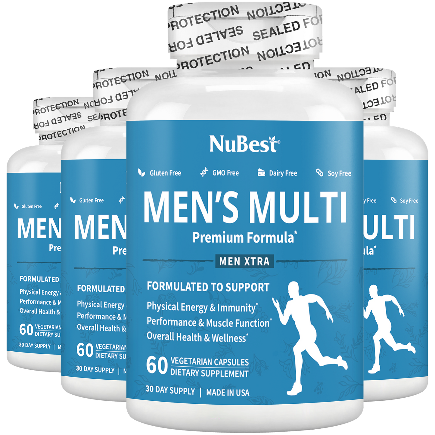 Men's Multi, Men Xtra, Energy, Immunity & Health Boost, 60 Vegan Capsules