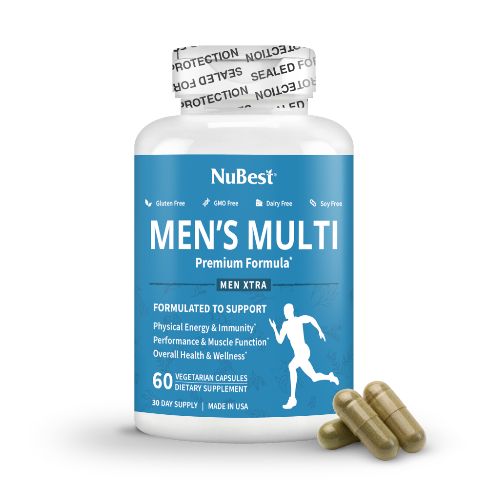 Men's Multi, Men Xtra, Energy, Immunity & Health Boost, 60 Vegan Capsules