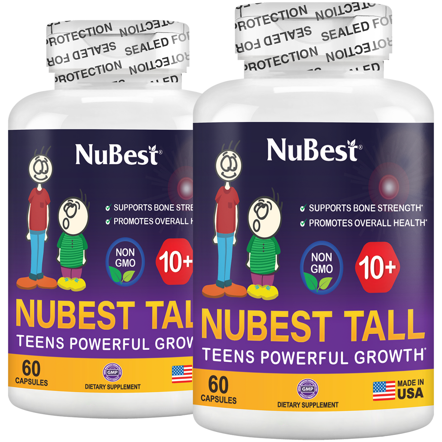 NuBest Tall 10+, Powerful Growth Support for Teens (60 Capsules)