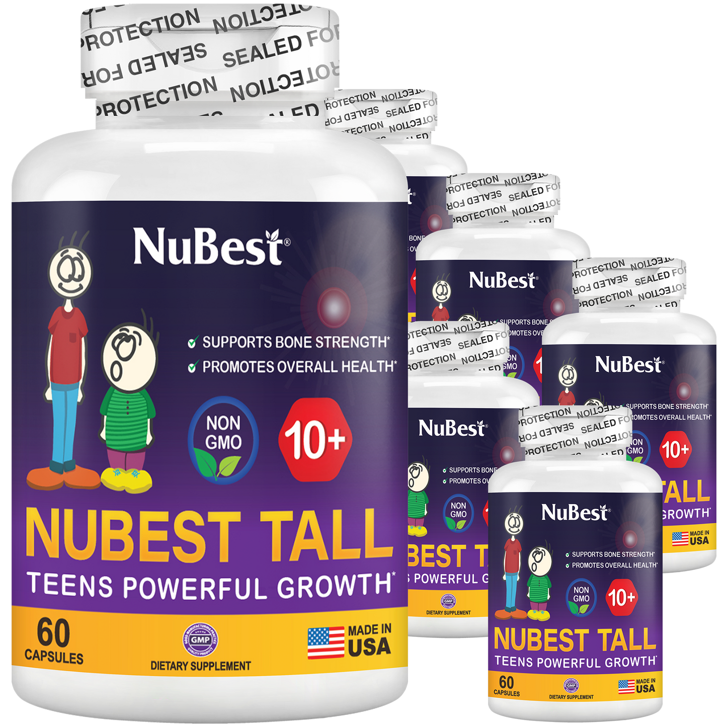 NuBest Tall 10+, Powerful Growth Support for Teens (60 Capsules)