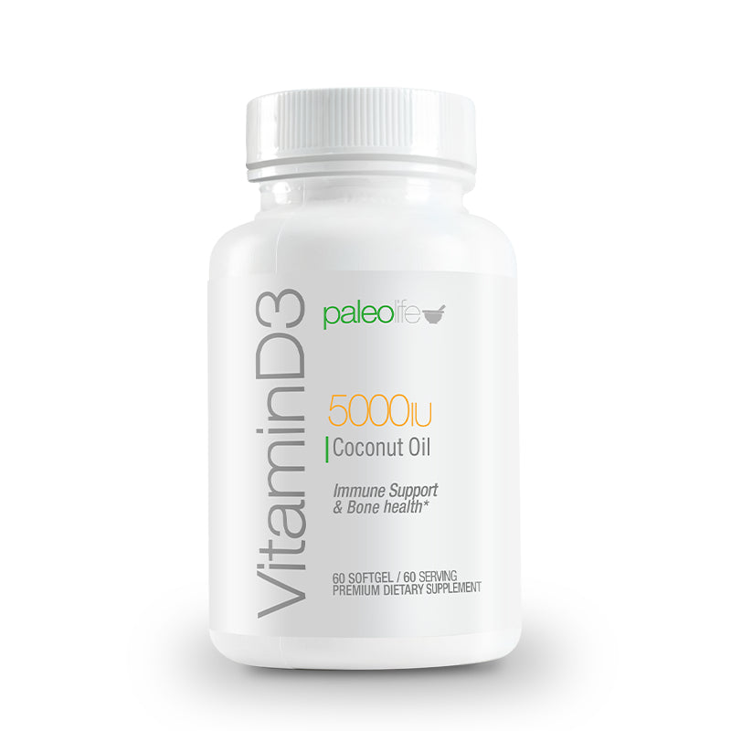 Vitamin D3 5000 IU + Coconut Oil