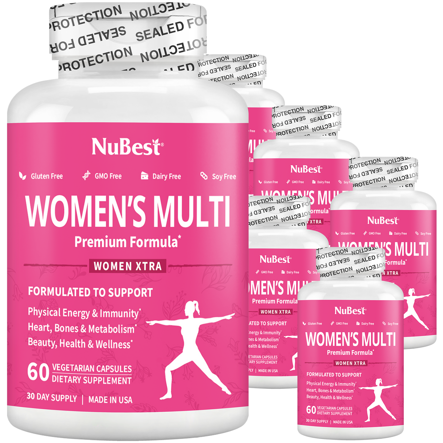 NuBest Women’s Multi - Women’s Vitality & Well-Being, 60 Vegan Capsules