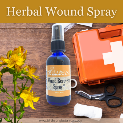 Herbal Wound Spray for First Aid