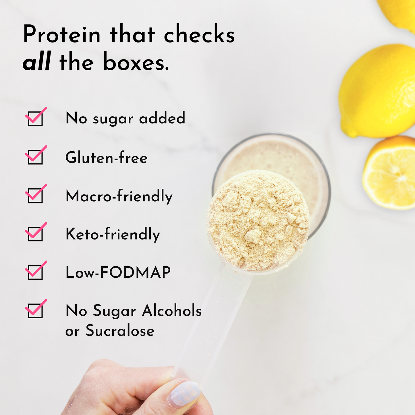 Lemon Swish Protein Powder