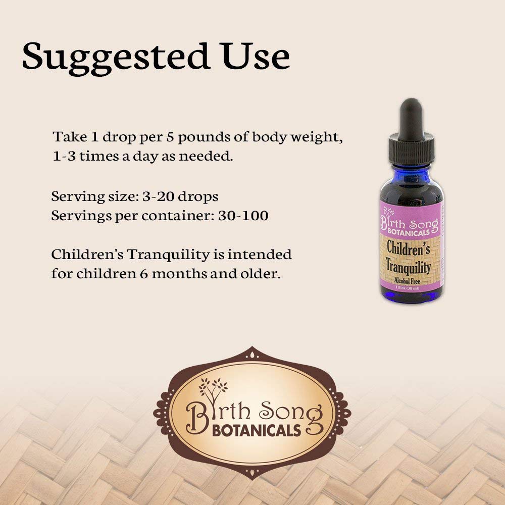 Children's Tranquility, Children's Sleep Aid* Relaxing Herbal Tincture with Chamomile for Sleep Support* 1 oz