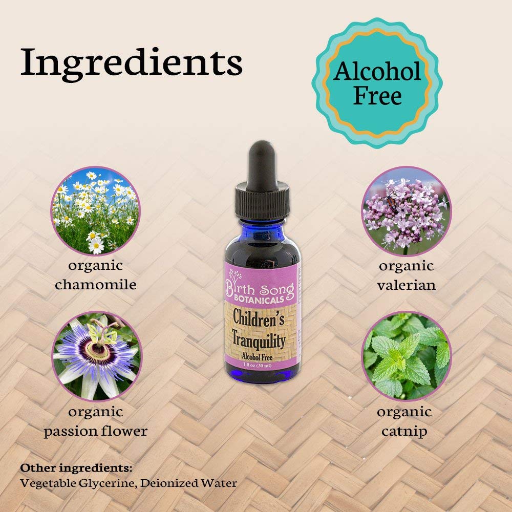 Children's Tranquility, Children's Sleep Aid* Relaxing Herbal Tincture with Chamomile for Sleep Support* 1 oz