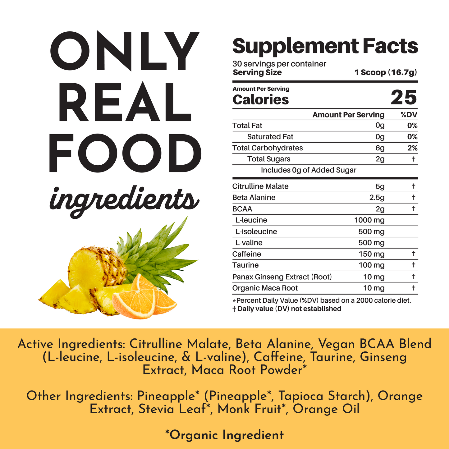 Orange Pineapple Pre-Workout