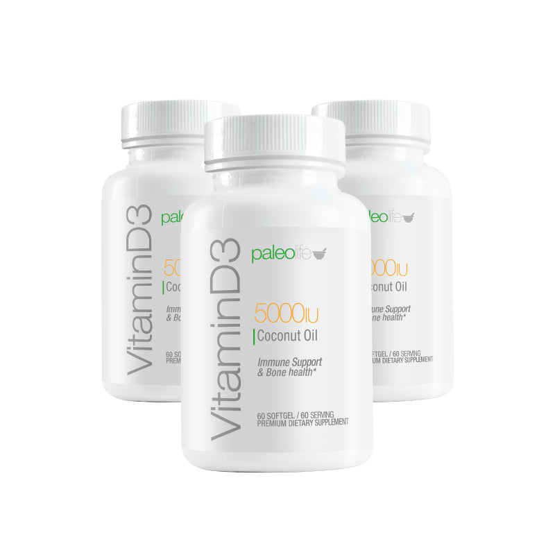 Vitamin D3 5000 IU + Coconut Oil