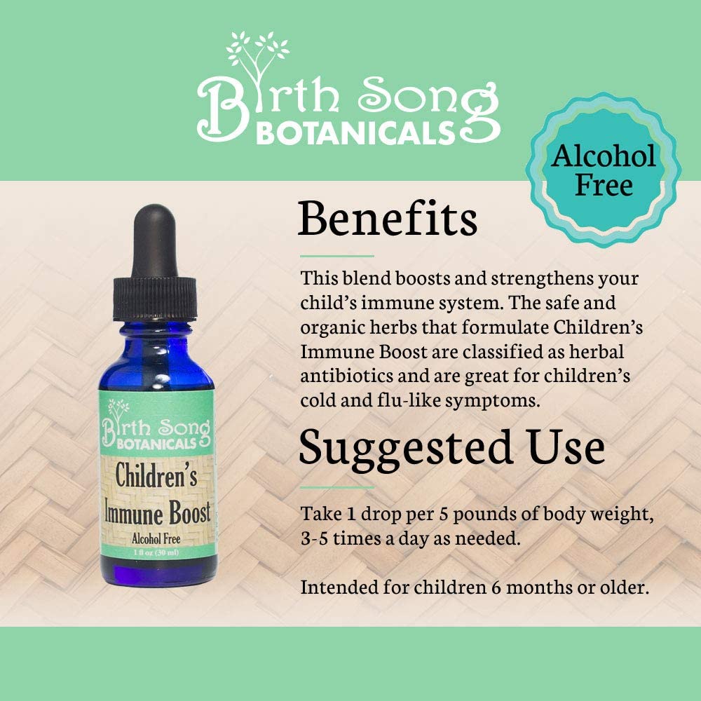 Children's Immune Booster Tincture*  with Organic Echinacea 1 oz.