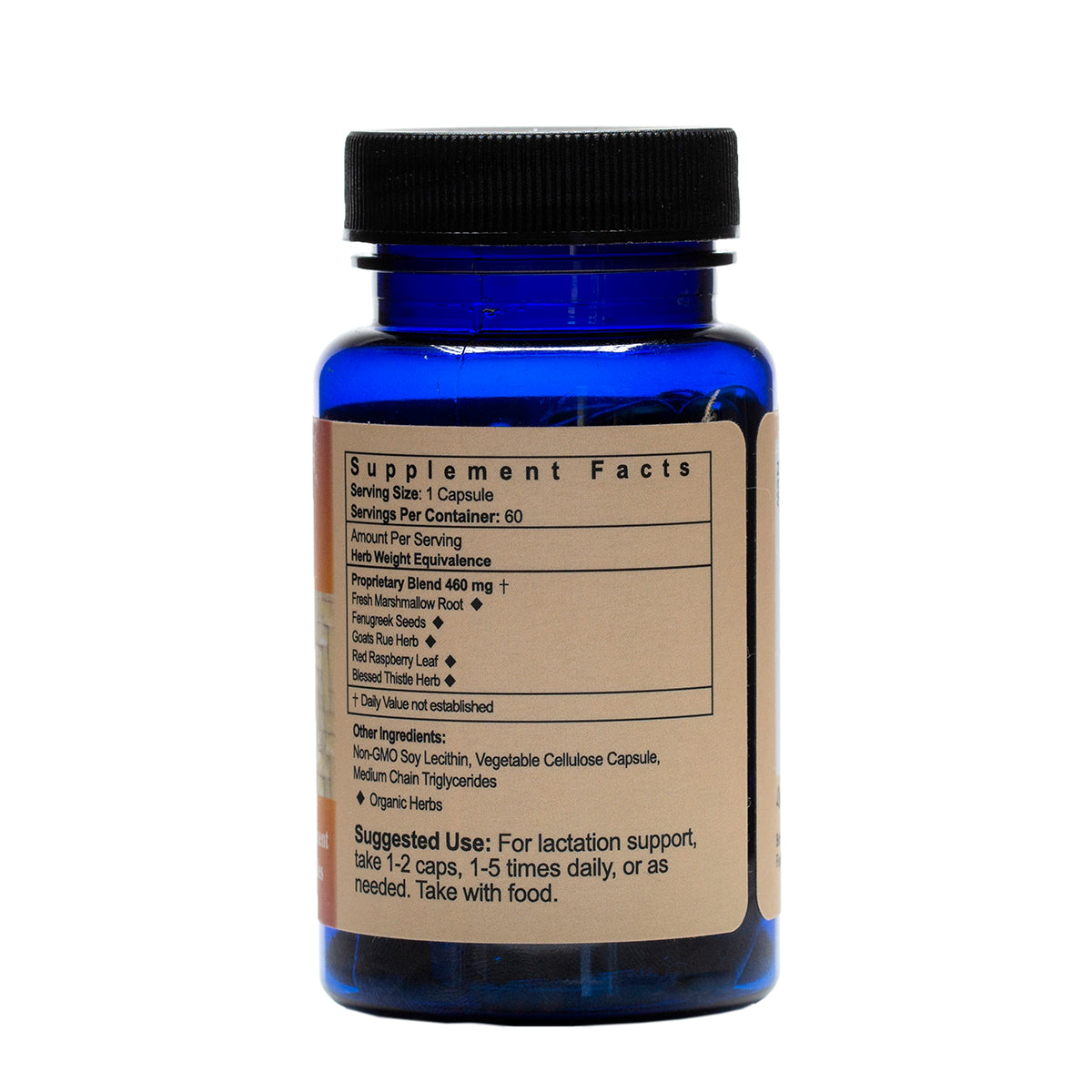 Let There Be Milk! Liquid Vegetarian Capsules Herbal Breastfeeding Supplement to Support Lactation and Breastmilk Supply* 60 Ct.