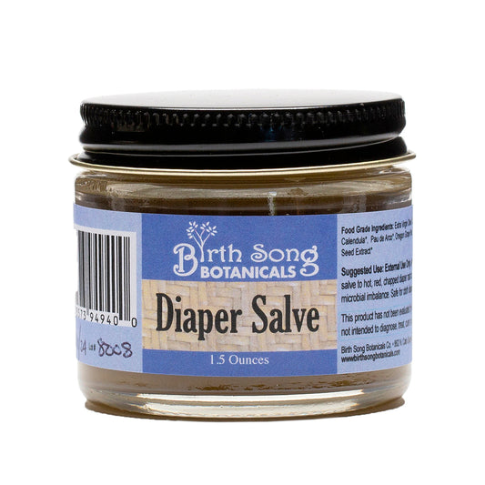 Herbal Baby Diaper Rash Cream With Calendula, Natural Baby Bottom Butter, Cloth Diaper Safe, Unscented