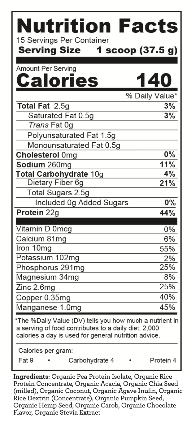 Essential Protein Powder (Almost Chocolate Flavor)