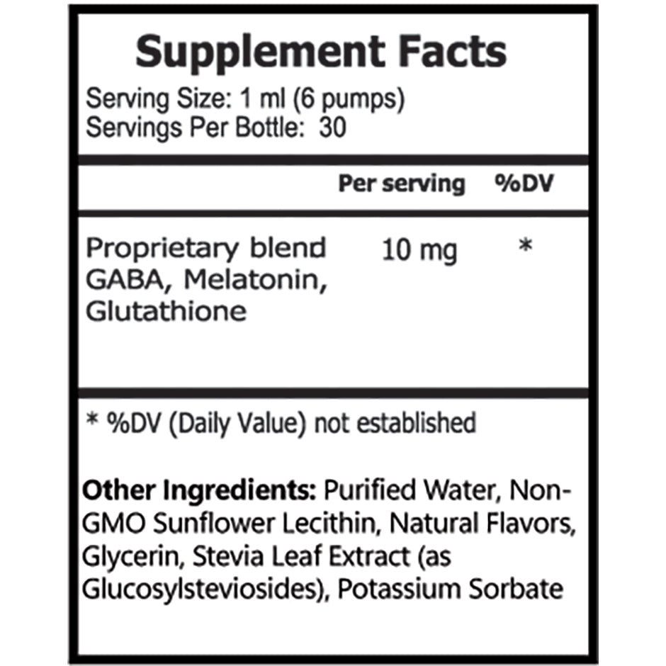 Liposomal Sleep - GABA, Melatonin, and Glutathione