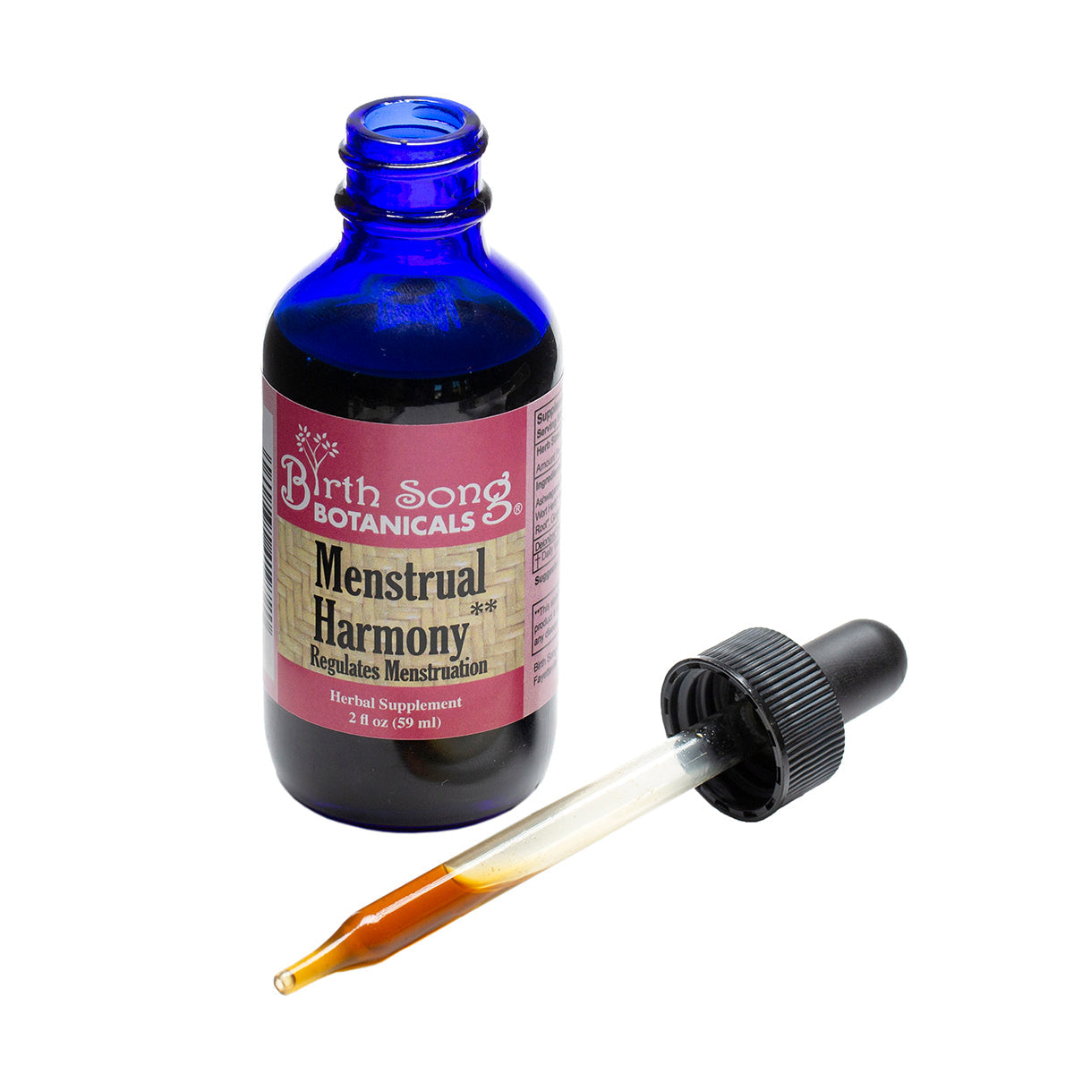 Menstrual Harmony Herbal Supplement To Support a Regular Menstrual Cycle, Hormone Harmony, PMS, Healthy Menstruation and Ovulation* 2 oz.