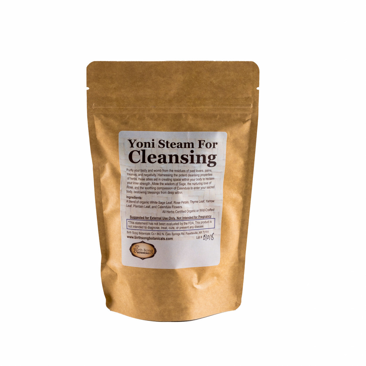 Yoni Steam for Cleansing- Vaginal Steaming Herbs, Womb Blessing and Purify Herbs for V Steaming, Organic Herbal Blend For Uterine Wellness* 3 oz.