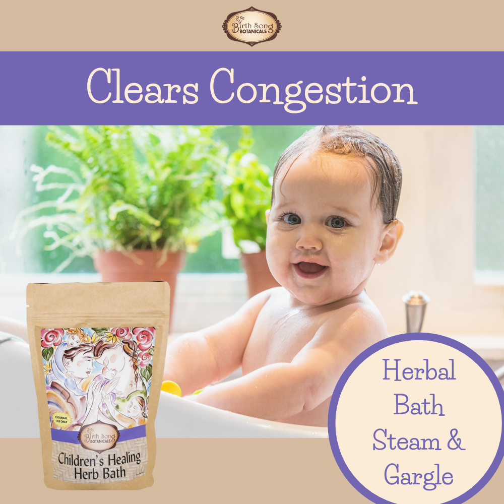 Children's Healing Herb Bath for Lung Congestion* 3 in 1