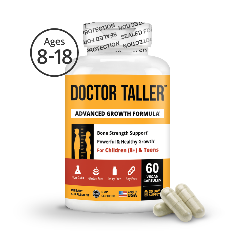 Doctor Taller, For Children (8+) & Teens, 60 Vegan Capsules