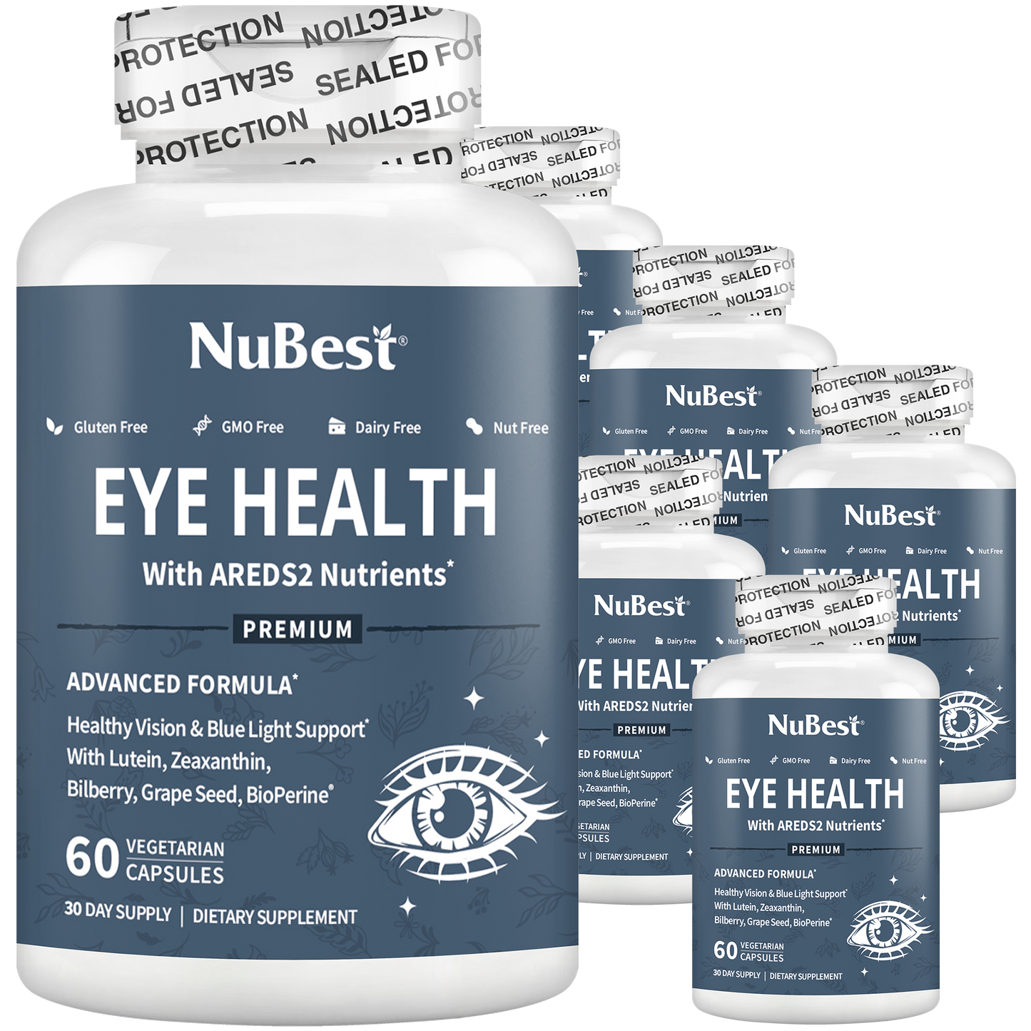 NuBest Eye Health – Advanced Vision & Blue Light Protection, 60 Vegan Capsules