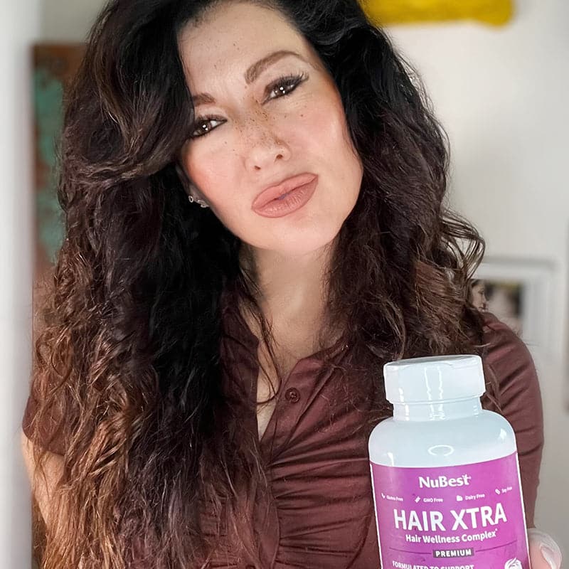 Hair Xtra, Premium Hair Growth Support for Men & Women, 60 Vegan Capsules