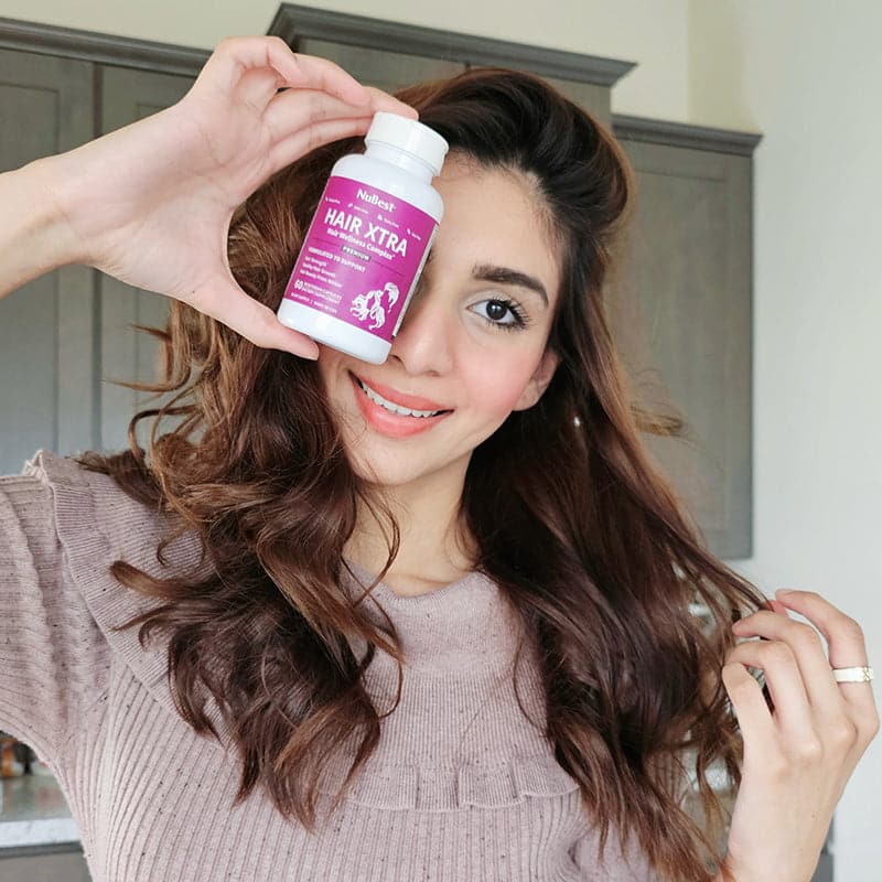 Hair Xtra, Premium Hair Growth Support for Men & Women, 60 Vegan Capsules