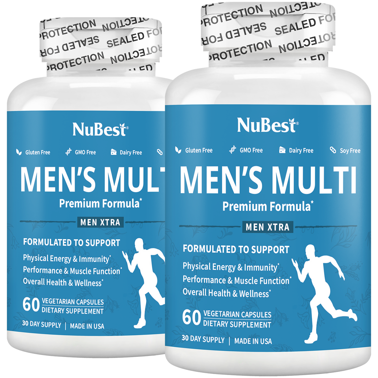 Men's Multi, Men Xtra, Energy, Immunity & Health Boost, 60 Vegan Capsules