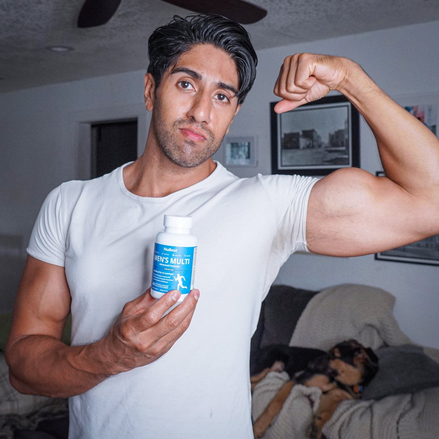 Men's Multi, Men Xtra, Energy, Immunity & Health Boost, 60 Vegan Capsules