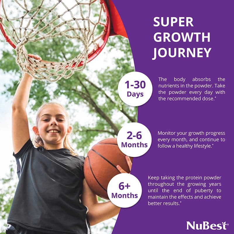 NuBest Tall Protein for Growth and Development, Kids and Teens 3+, Chocolate