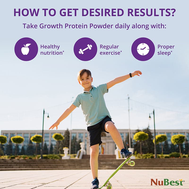 NuBest Tall Protein for Growth and Development, Kids and Teens 3+, Chocolate