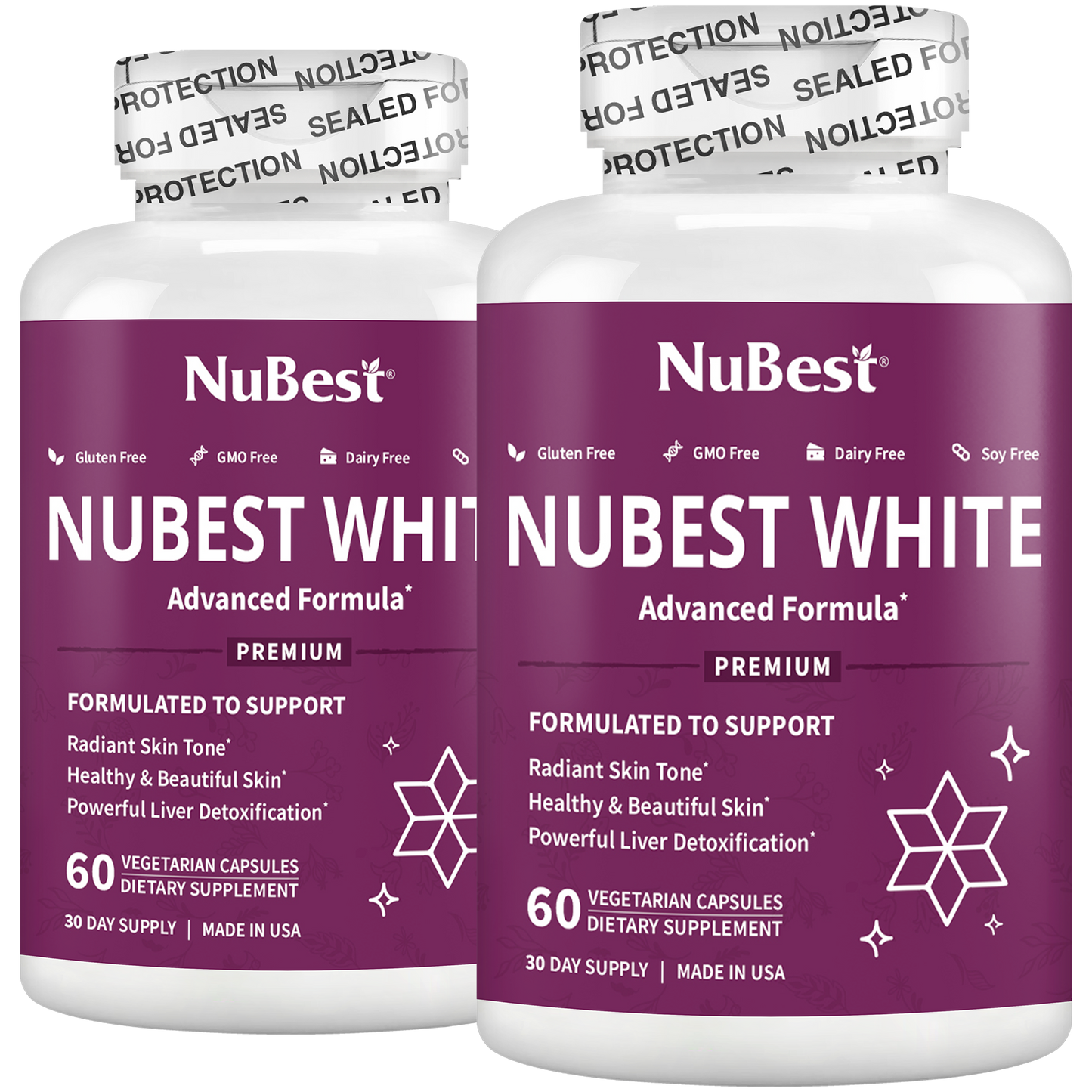 NuBest White, Skin Brightening Formula, 60 Vegan Capsules