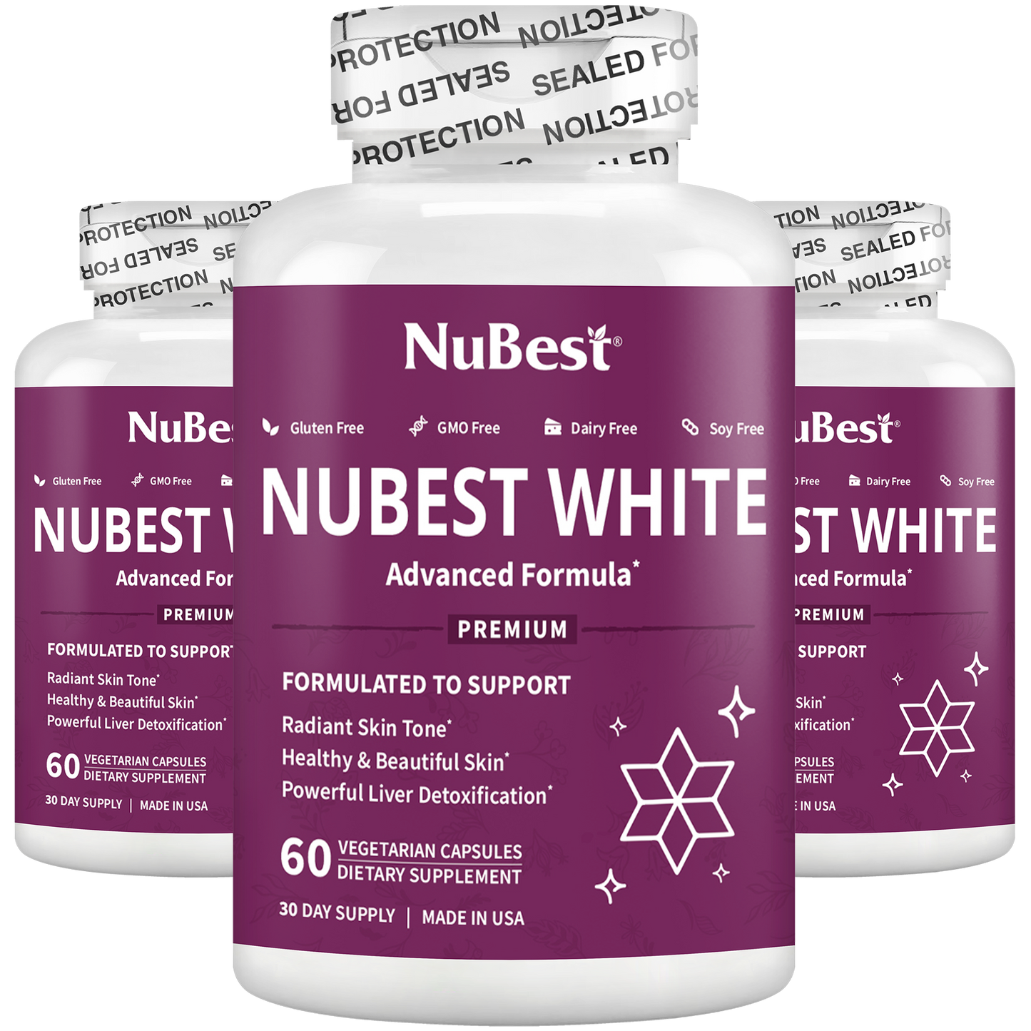 NuBest White, Skin Brightening Formula, 60 Vegan Capsules