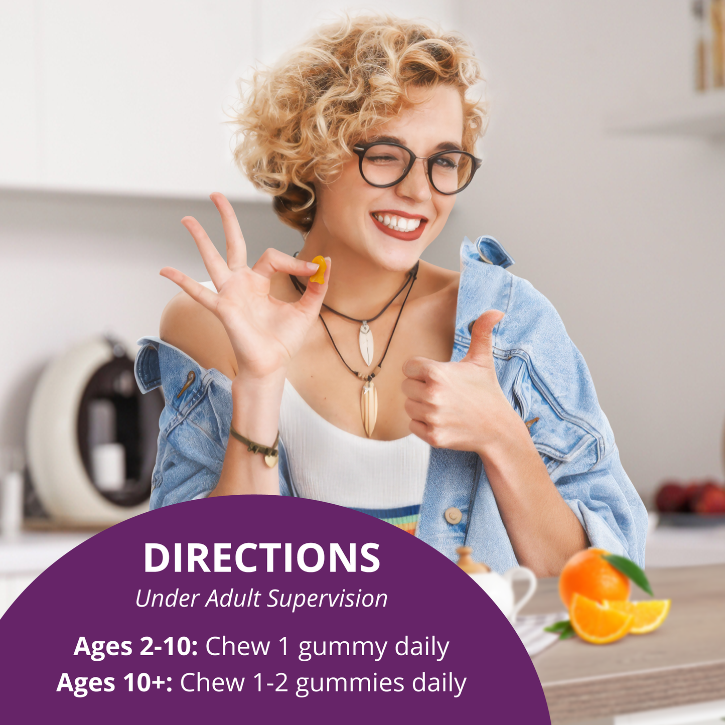 Omega-3 Vegan Gummies for Kids & Teens (60 Count)