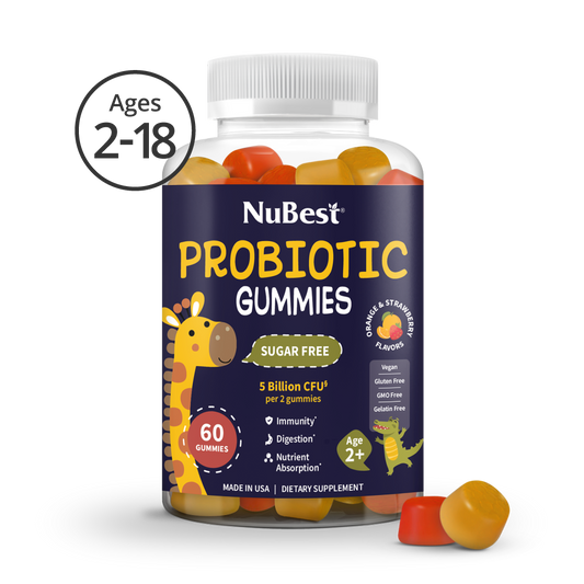 Probiotic Vegan Gummies, Sugar-Free Wellness