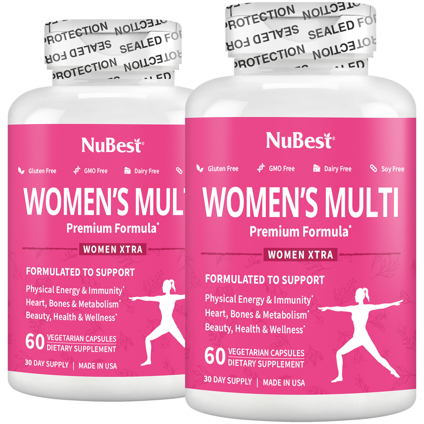 NuBest Women’s Multi - Women’s Vitality & Well-Being, 60 Vegan Capsules
