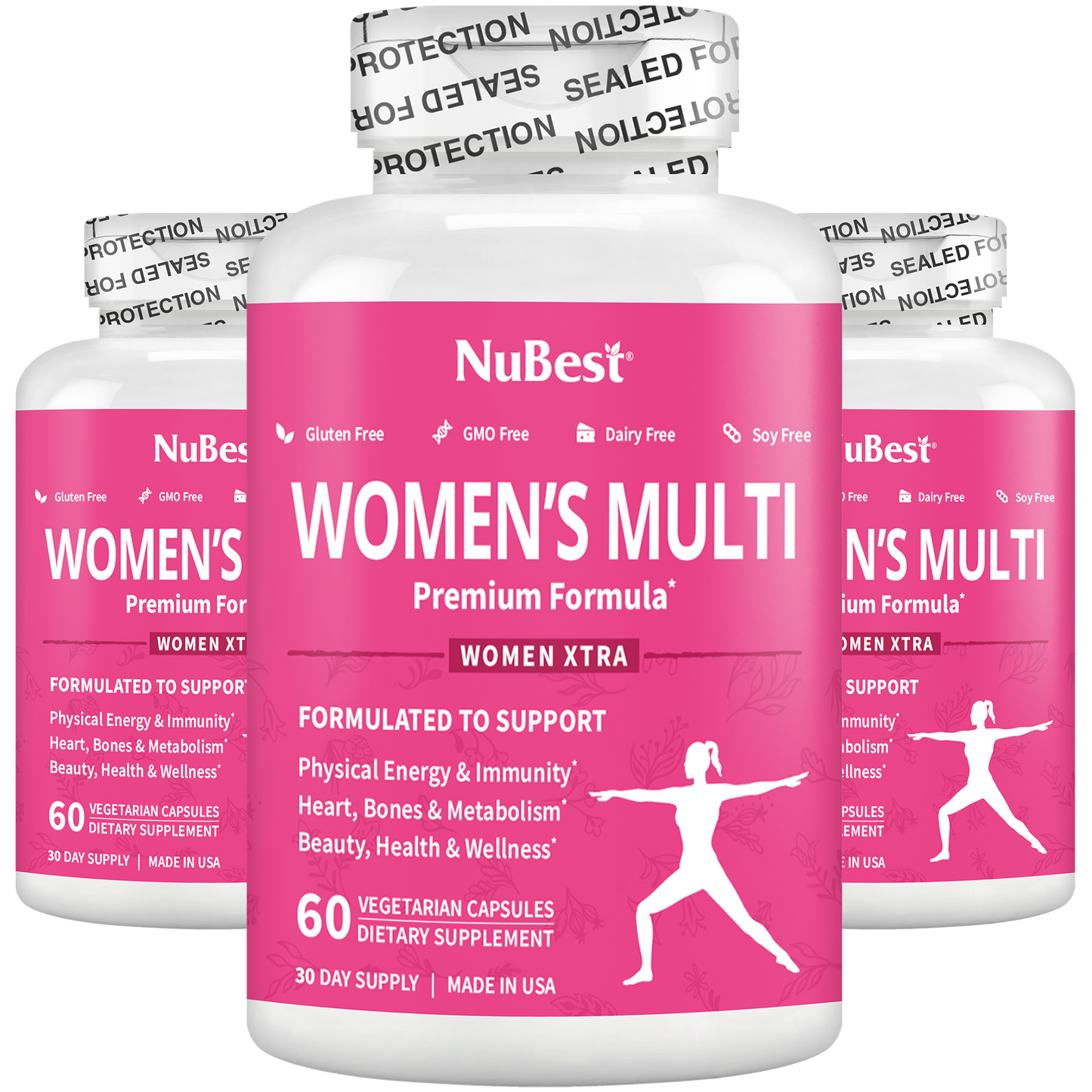 NuBest Women’s Multi - Women’s Vitality & Well-Being, 60 Vegan Capsules