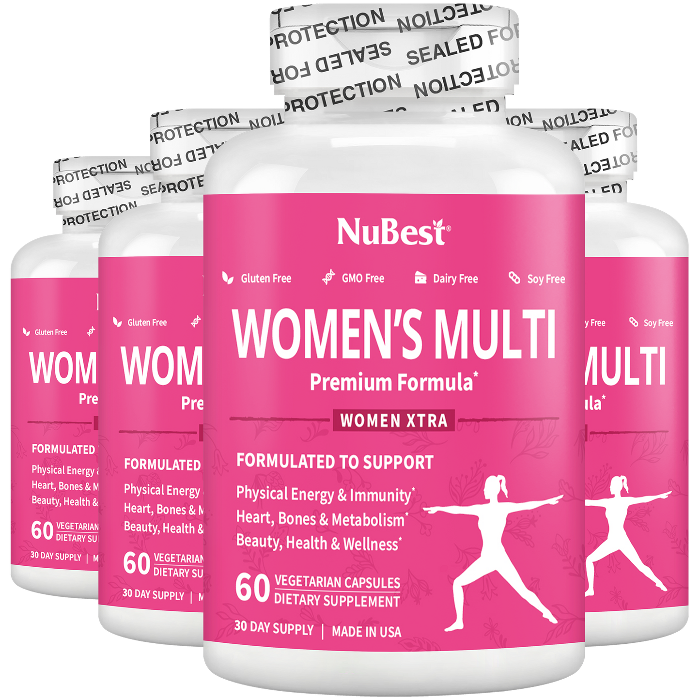 NuBest Women’s Multi - Women’s Vitality & Well-Being, 60 Vegan Capsules